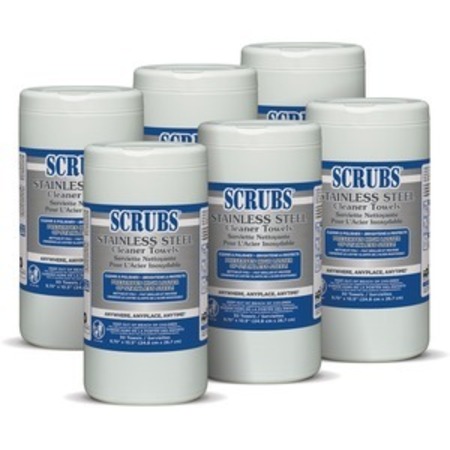 SCRUBS Towels, Cleaner, Stainlss Stl ITW91930CT